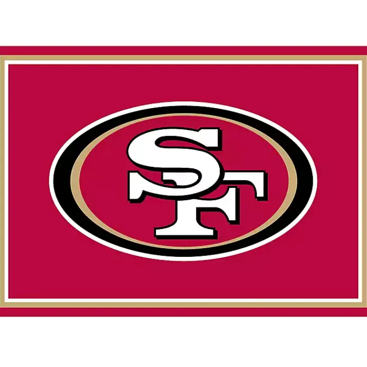 Kirklands Home San Fransisco 49ers Area Rug, 3x4 Red Online