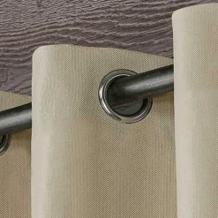 Kirklands Home Sand Biscayne Outdoor Curtain Panel Set, 84 in. Tan Sale