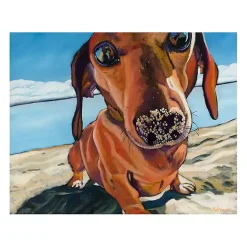 Kirklands Home Sand Dog Giclee Canvas Art Print Best