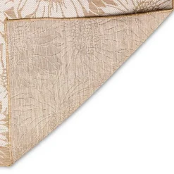 Kirklands Home Sand Floral Blooms Outdoor Area Rug, 7x9 Best