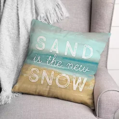 Christmas Pillows>Kirklands Home Sand Is The New Snow Pillow