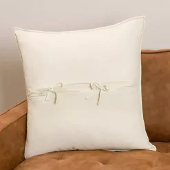 Pillows>Kirklands Home Sand Quilted Santa Monica Pillow Ivory