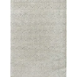 Kirklands Home Sandstone Chanai Indoor Area Rug, 5x7 Ivory Discount