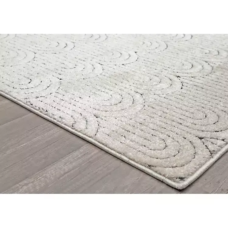 Kirklands Home Sandstone Chanai Indoor Area Rug, 5x7 Ivory Discount