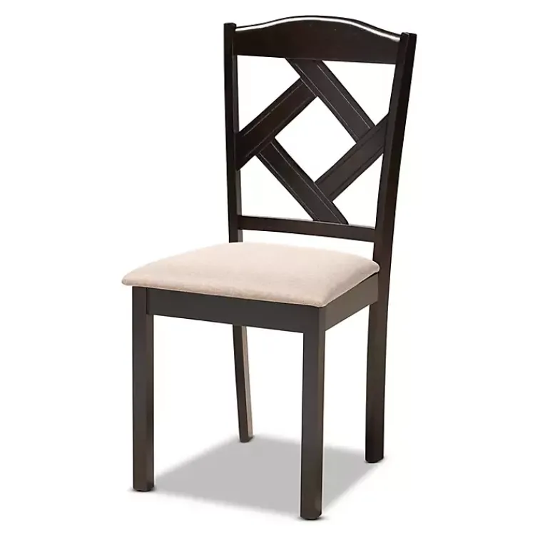 Kirklands Home Sandy Beige Diamond Back 7-pc. Dining Set Outlet