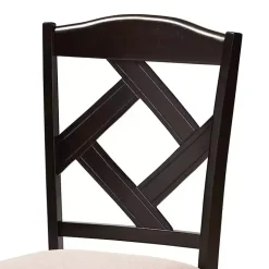 Kirklands Home Sandy Beige Diamond Back 7-pc. Dining Set Outlet
