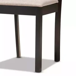 Kirklands Home Sandy Beige Diamond Back 7-pc. Dining Set Outlet