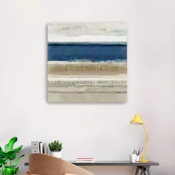 Kirklands Home Sandy Blues Canvas Art Print Outlet