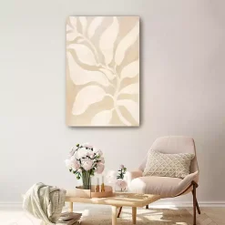 Kirklands Home Sandy Boical Canvas Art Print, 24x36 in. Tan Hot