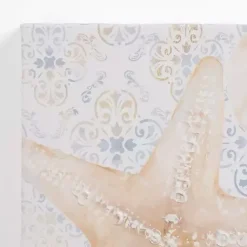 Kirklands Home Sandy Seashells Canvas Art Prints, Set of 2