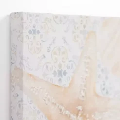 Kirklands Home Sandy Seashells Canvas Art Prints, Set of 2