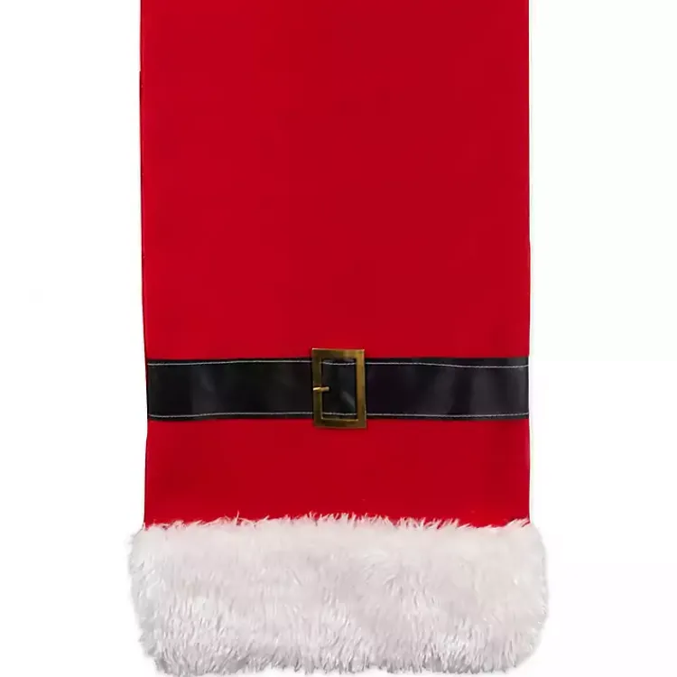 Christmas Dining & Entertaining>Kirklands Home Santa Belt Table Runner Red