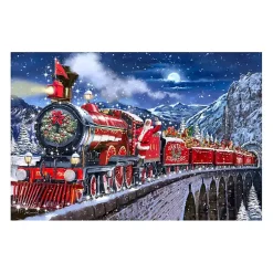 Christmas Art & Wall Decor>Kirklands Home Santa Express Canvas Art Print Multi