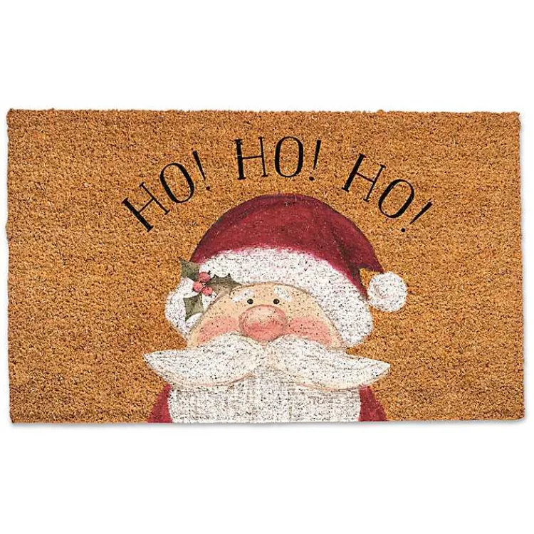 Outdoor Christmas Decorations>Kirklands Home Santa Ho Ho Ho Christmas Doormat