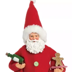 Christmas Decorations>Kirklands Home Santa in Pajamas Christmas Figurine