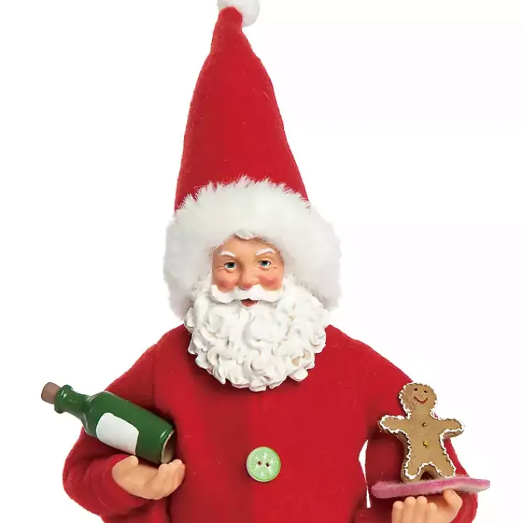 Christmas Decorations>Kirklands Home Santa in Pajamas Christmas Figurine