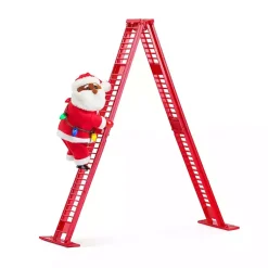 Christmas Decorations>Kirklands Home Santa Musical Tabletop Climber Multi