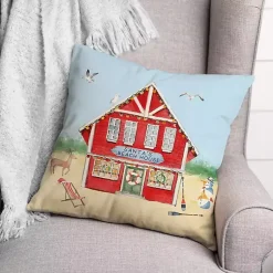 Outdoor Christmas Decorations>Kirklands Home Santa's Beach House Indoor/Outdoor Pillow
