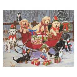 Christmas Art & Wall Decor>Kirklands Home Santa's Helpers Canvas Art Print Multi