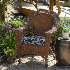 Kirklands Home Sapphire Ashland Outdoor Wicker Cushion New