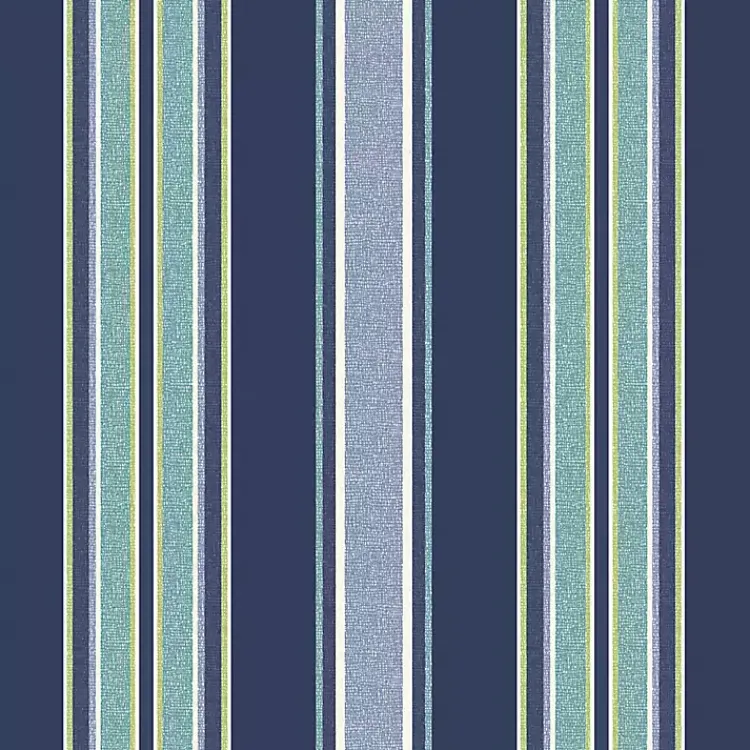 Kirklands Home Sapphire Aurora Stripe Outdoor Lumbar Pillow Hot
