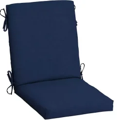 Kirklands Home Sapphire Leala Luxe Outdoor Dining Chair Cushion Blue Discount