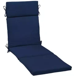 Kirklands Home Sapphire Leala Texture Outdoor Chaise Cushion Blue Discount