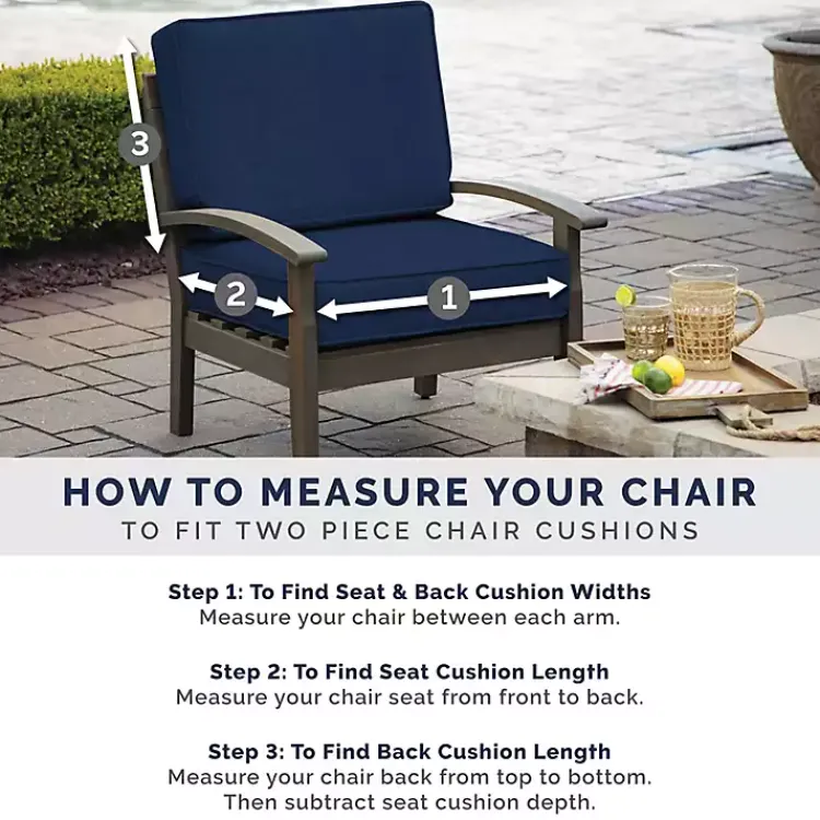 Kirklands Home Sapphire Leala Texture Outdoor Chaise Cushion Blue Discount