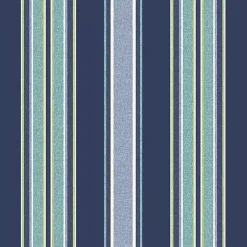 Kirklands Home Sapphire Stripe Outdoor Pillows, Set of 2 Outlet