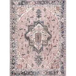 Kirklands Home Sasha Medallion Washable Area Rug, 4x6 Best