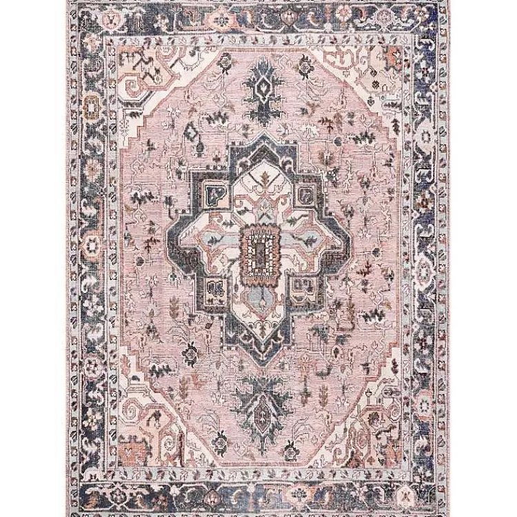 Kirklands Home Sasha Medallion Washable Area Rug, 4x6 Best