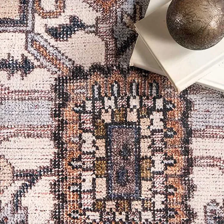 Kirklands Home Sasha Medallion Washable Area Rug, 4x6 Best