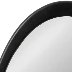 Kirklands Home Satin Black Asymmetrical Wall Mirror Discount