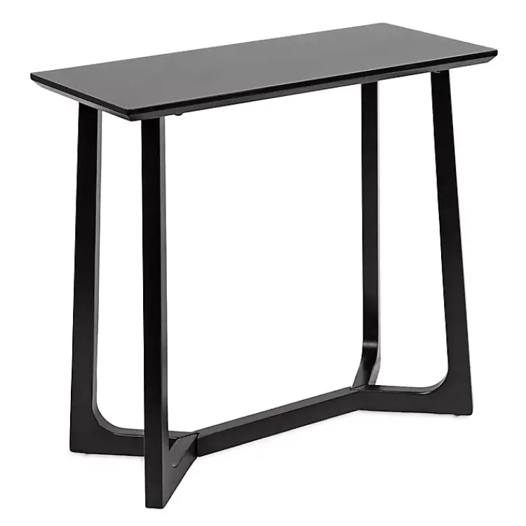 Kirklands Home Satin Olivia Console Table Black Hot