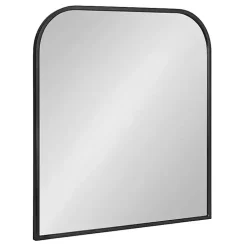 Kirklands Home Satin Wide Arch Wall Mirror Black Online