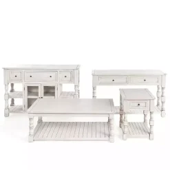 Kirklands Home Savannah Cream Distressed Cabinet Ivory Best