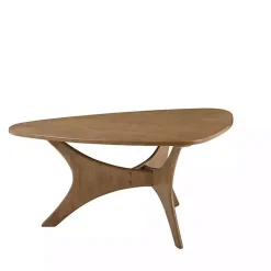 Kirklands Home Savannah Wooden Triangle Coffee Table Brown