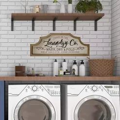 Kirklands Home Scalloped Arch Top Laundry Room Framed Wall Sign Outlet