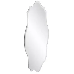 Kirklands Home Scalloped Rectangular Frameless Wall Mirror Hot