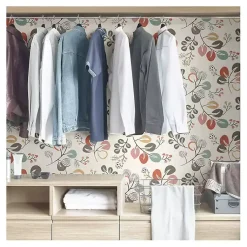 Kirklands Home Scandinavian Botanical Peel & Stick Wallpaper New