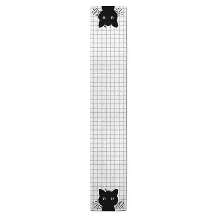 Halloween>Kirklands Home Scaredy Cat Table Runner, 72 in.
