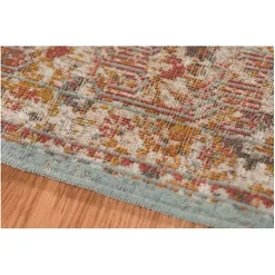 Kirklands Home Sea Blue Eaton Transitional Area Rug, 6x8