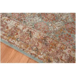 Kirklands Home Sea Blue Eaton Transitional Area Rug, 7x9 Online
