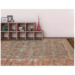 Kirklands Home Sea Blue Eaton Transitional Area Rug, 7x9 Online