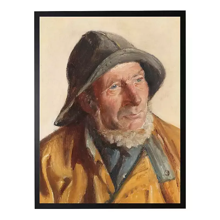 Kirklands Home Sea Captain Portrait Framed Art Print Hot