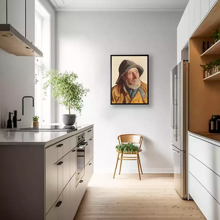 Kirklands Home Sea Captain Portrait Framed Art Print Hot