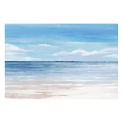 Kirklands Home Sea Landscape III Giclee Canvas Art Print Blue Hot