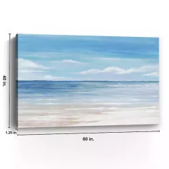 Kirklands Home Sea Landscape III Giclee Canvas Art Print Blue Hot