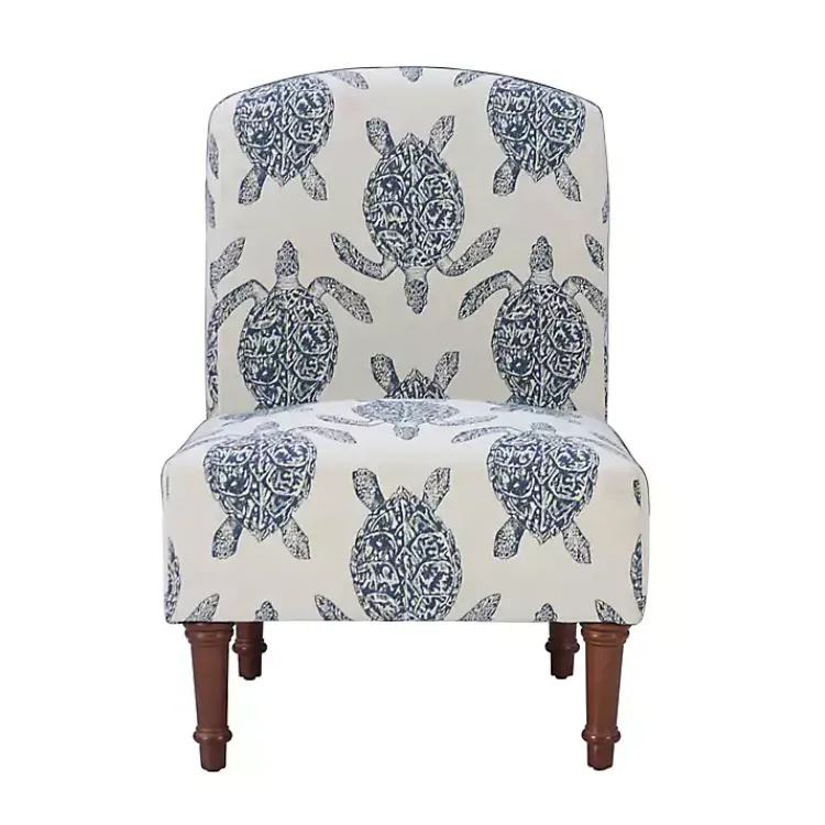 Kirklands Home Sea Turtle Print Accent Chair Sale