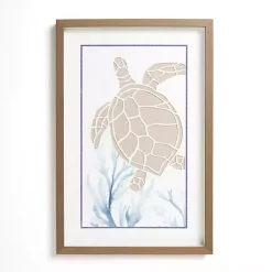 Kirklands Home Sea Turtle Shadowbox Wall Plaque Sale